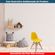 6 Kit 6 Cadeiras Eiffel DKR Infantil Rivatti 31 cm -Largura- Assento em PP Amarelo e Base em Madeira